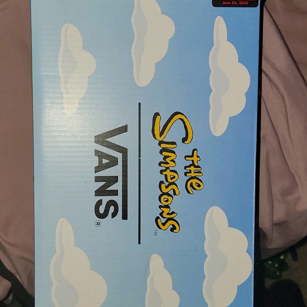 LIMITED EDITION Simpsons slip on vans
